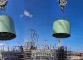 Egypt installs reactor shaft lower plate at Dabaa Unit 3