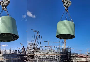 Egypt installs reactor shaft lower plate at Dabaa Unit 3