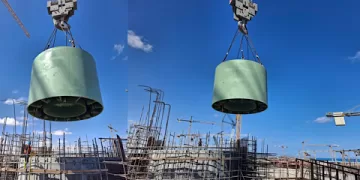 Egypt installs reactor shaft bottom plate at Dabaa Unit 3