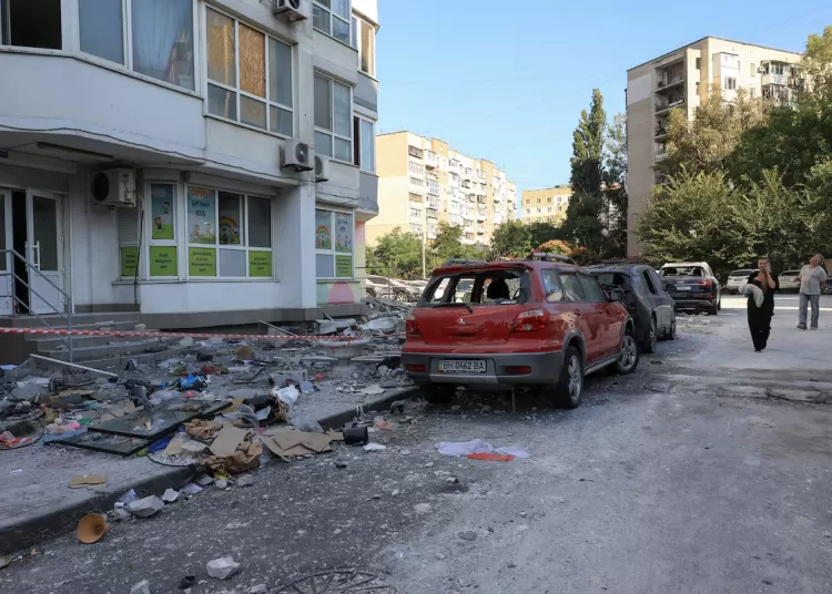 Russian drones crash into central Kyiv 12 - Egyptian Gazette