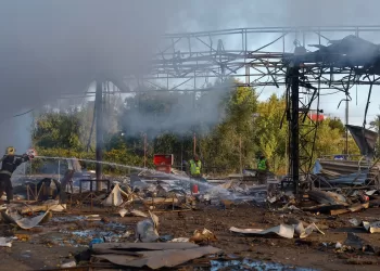 Russia pounds Kyiv with drone strikes