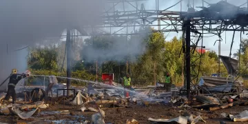 Russia pounds Kyiv with drone strikes