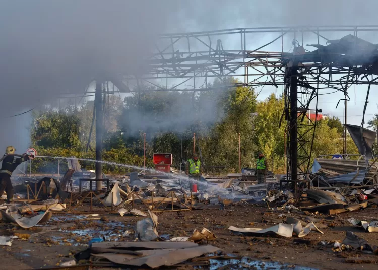 Russia pounds Kyiv with drone strikes 11 - Egyptian Gazette