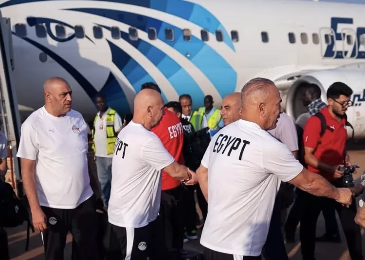 Pharaohs land in Juba ahead of S. Sudan match 10 - Egyptian Gazette