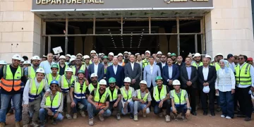 PM inspects 1st line of high-speed electric network 'Ain Sokhna-Alamein-Matrouh' 1 - Egyptian Gazette PM inspects 1st line of high-speed electric network ‘Ain Sokhna-Alamein-Matrouh’