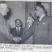 Nasser welcomes Robert Menzies in Cairo