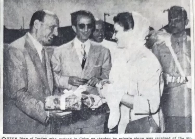 Queen Dina welcomed by Nasser's envoy 11 - Egyptian Gazette