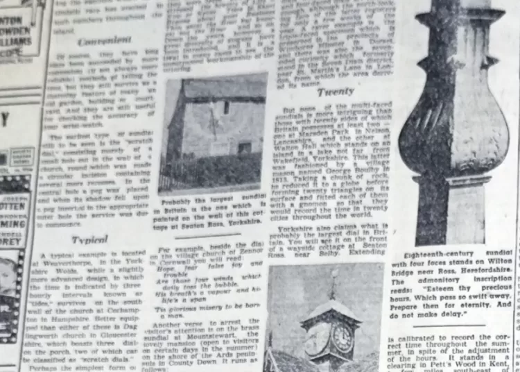 Many original sundials found across England 11 - Egyptian Gazette Many original sundials found across England 10 - Egyptian Gazette