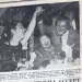 Liberace arrives in London for European tour