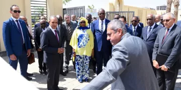 FM, ACUD Chairman accompany African envoys on tour of New Capital 1 - Egyptian Gazette FM, ACUD Chairman accompany African envoys on tour of New Capital