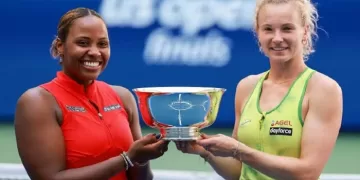 Siniakova, Townsend win US Open doubles