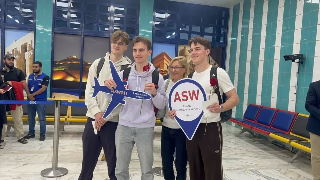 Aswan Airport welcomes Freebird’s maiden flight from Stuttgart 15 - Egyptian Gazette Aswan Airport welcomes Freebird’s maiden flight from Stuttgart 14 - Egyptian Gazette