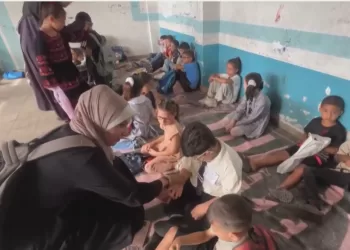 Palestinian children return to school in war-devastated Gaza