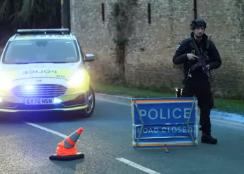 UK police arrest 5 by air base under terrorism act