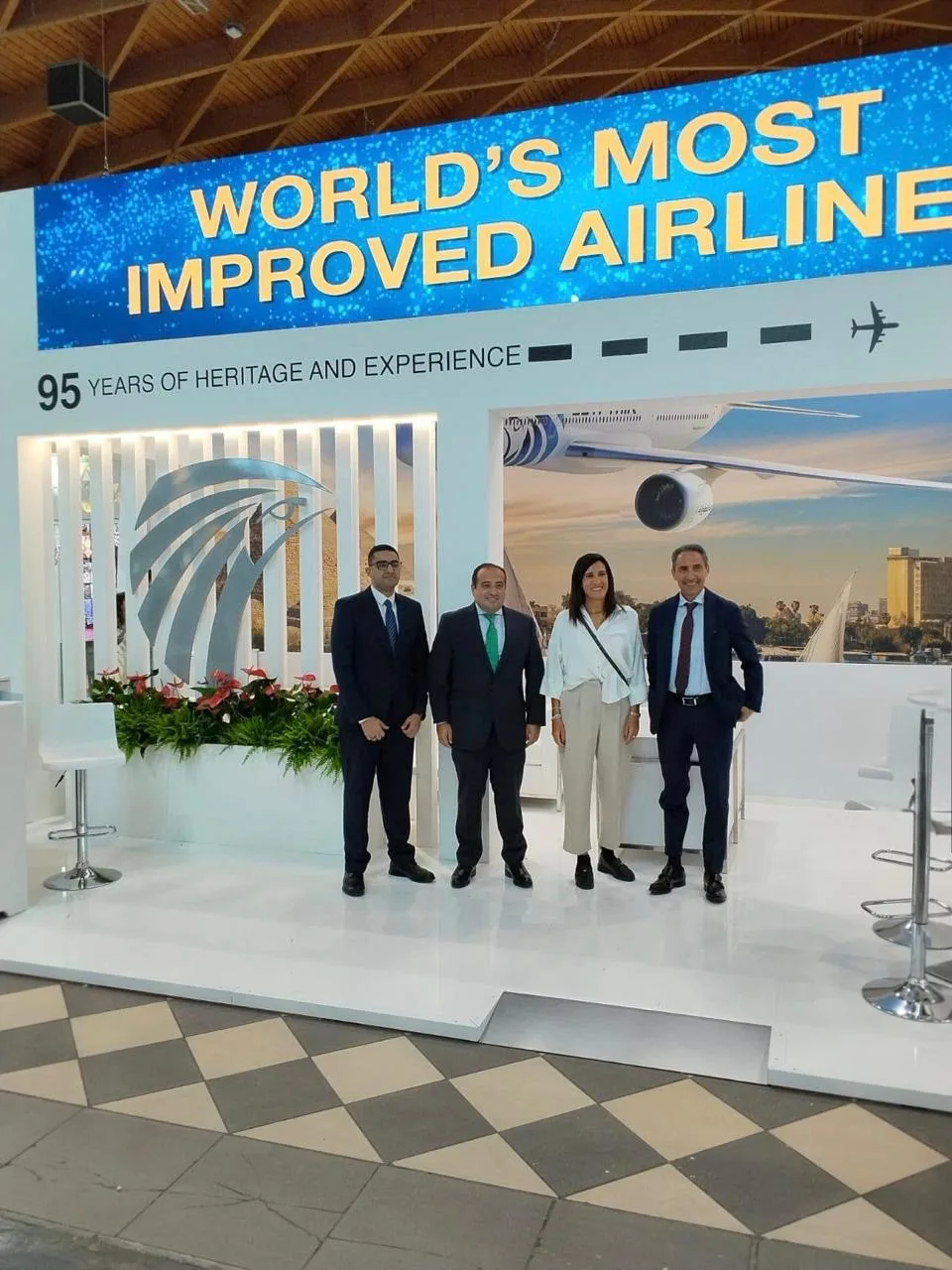 EgyptAir showcases services at Italy’s TTG Travel Experience