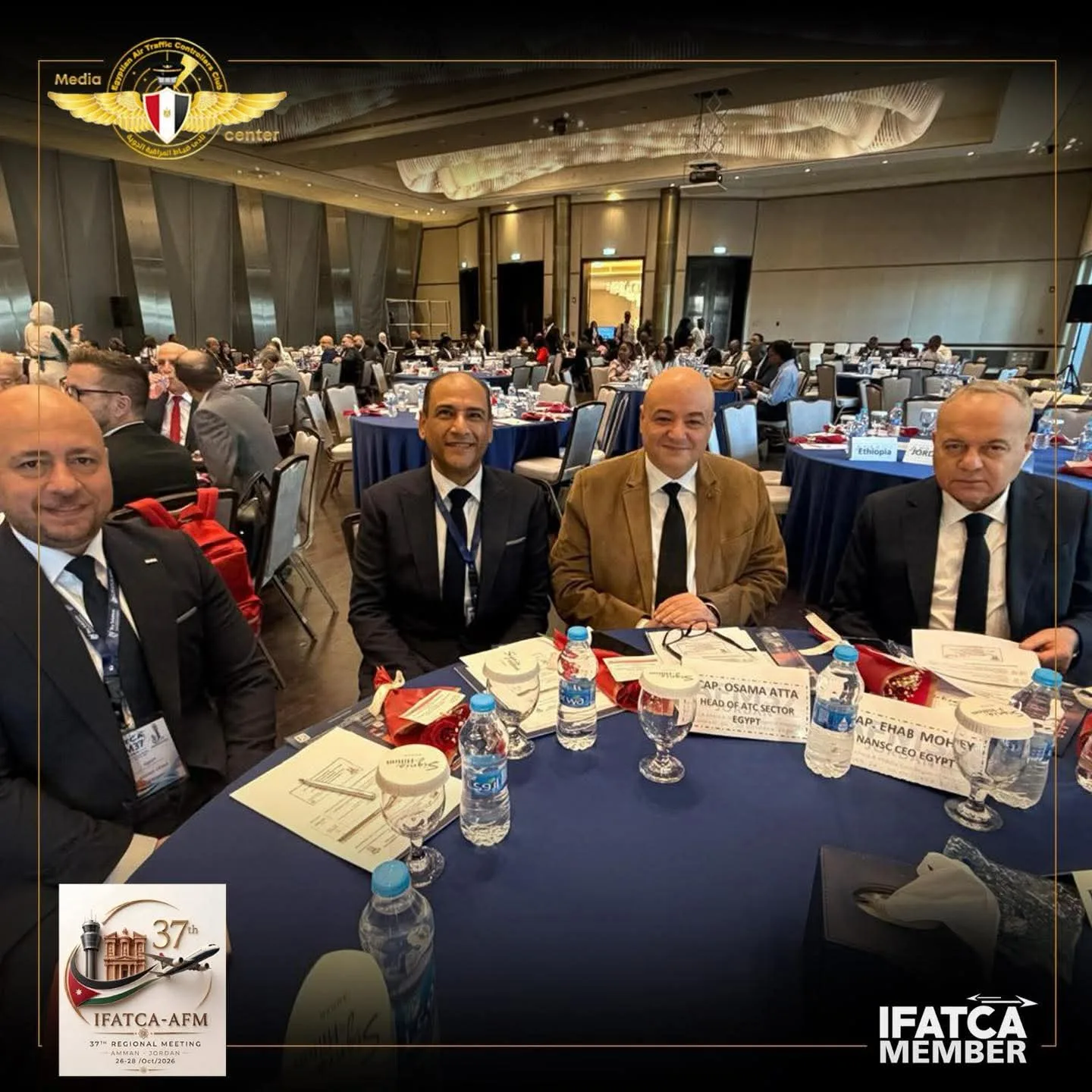 Egypt’s air traffic controllers attend 37th IFATCA regional conference