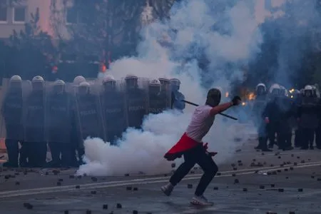 Thousands march in Albanian capital as protests spread