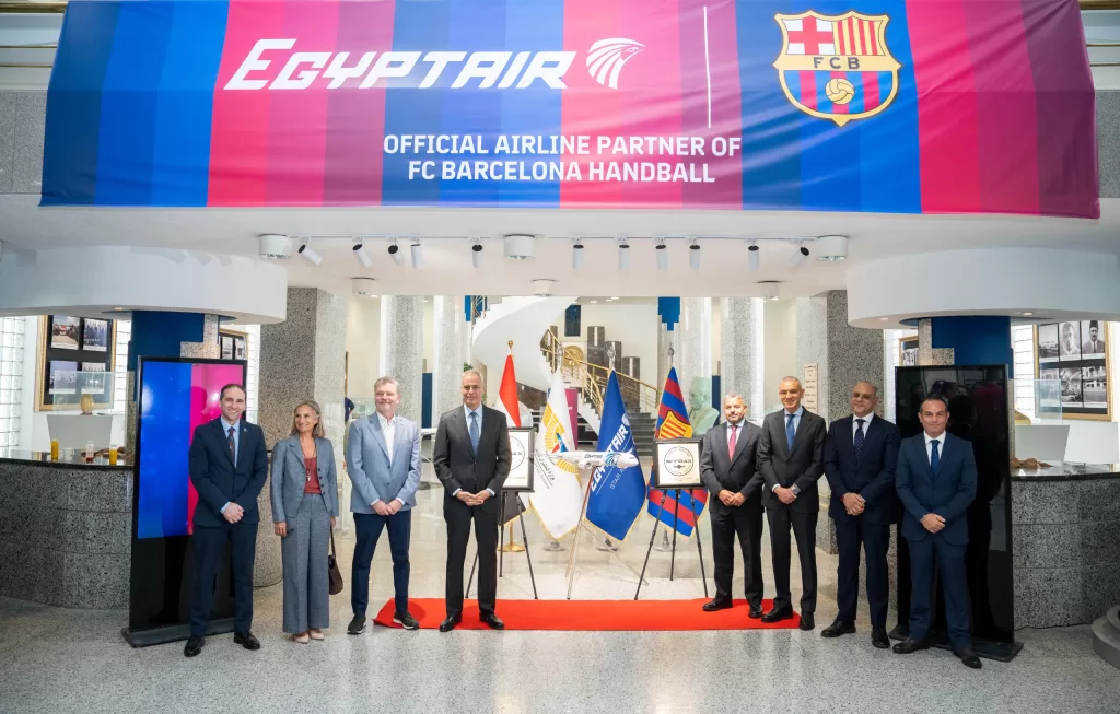 Barcelona celebrates EgyptAir’s Skytrax Award 16 - Egyptian Gazette