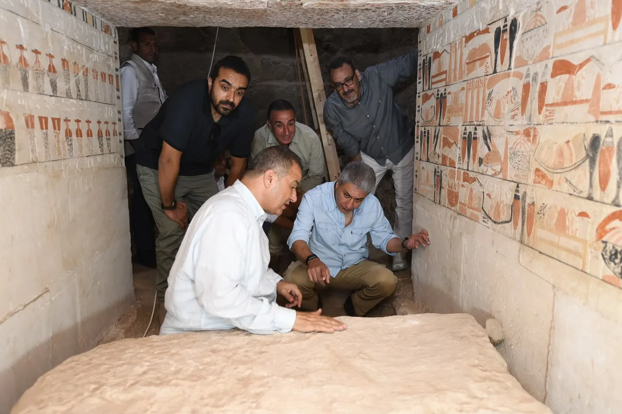Ancient Egyptian official’s tomb unearthed at Saqqara 13 - Egyptian Gazette