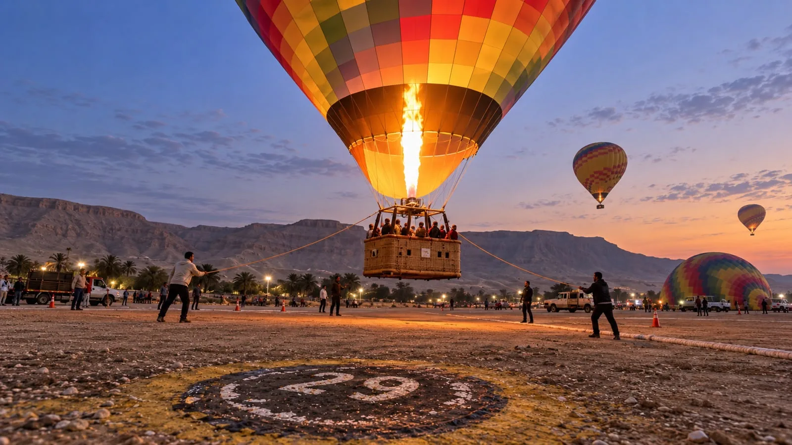 Luxor upgrades hot air balloon launch site for tourists 21 - Egyptian Gazette