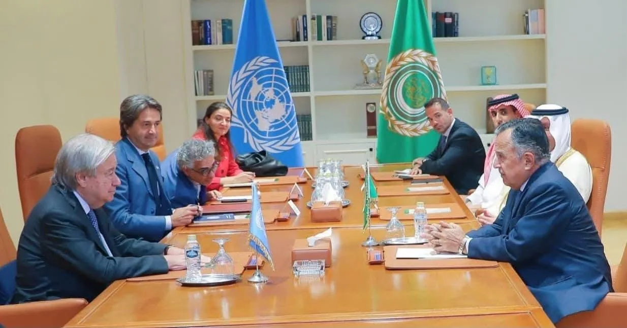 Arab League chief tells Guterres Gaza tests international system’s credibility