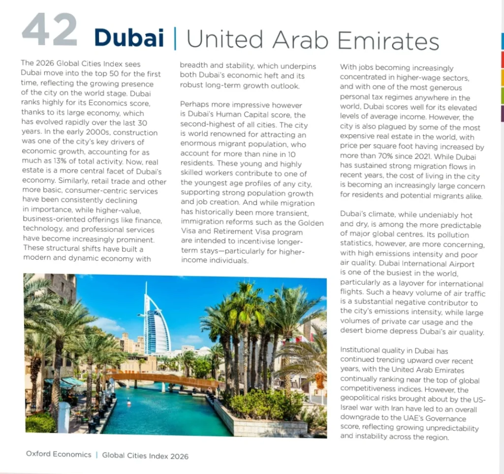 Dubai breaks into world’s top 50 cities as Abu Dhabi ranks 6th globally for human capital 14 - Egyptian Gazette Dubai breaks into world’s top 50 cities as Abu Dhabi ranks 6th globally for human capital 13 - Egyptian Gazette