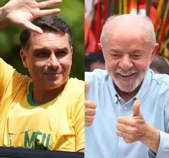 Bolsonaro leads early in Brazil vote 11 - Egyptian Gazette The early count in the Brazilian presidential election puts Flavio Bolsonaro (left) ahead of Luiz Inacio Lula da SilvaImage: Alexandre Meneghini/Pilar Olivares/REUTERS