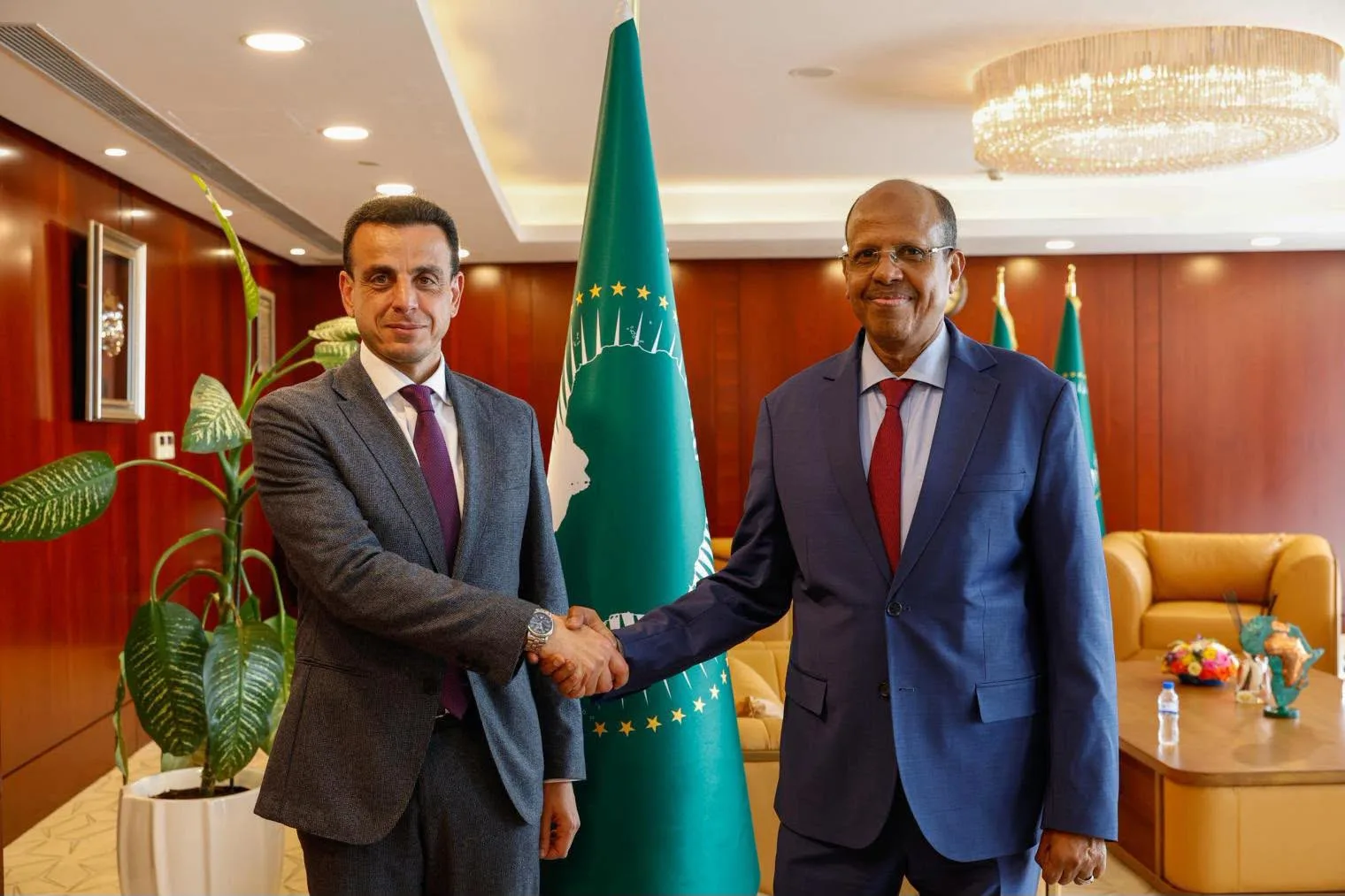 AU chief praises Egypt’s hosting of high-level African events