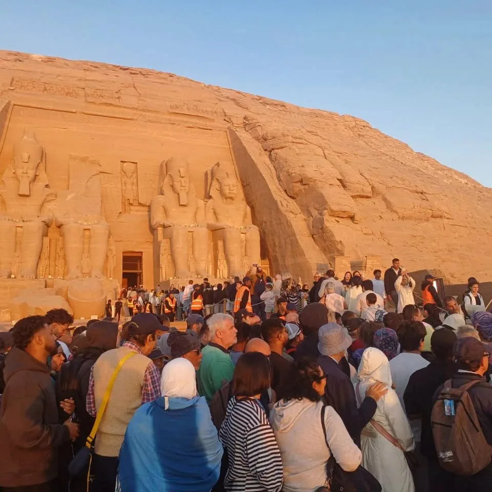 Sun illuminates Ramses II’s face at Abu Simbel before 7,000 visitors 15 - Egyptian Gazette