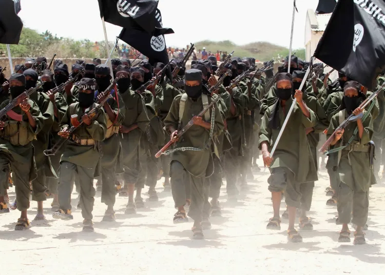 Dozens of Somali soldiers killed in al Shabaab battle 12 - Egyptian Gazette New recruits belonging to Somalia's al-Qaeda-linked al Shabaab rebel group march during a passing out parade at a military training base in Afgoye, west of the capital Mogadishu February 17, 2011. (Reuters)