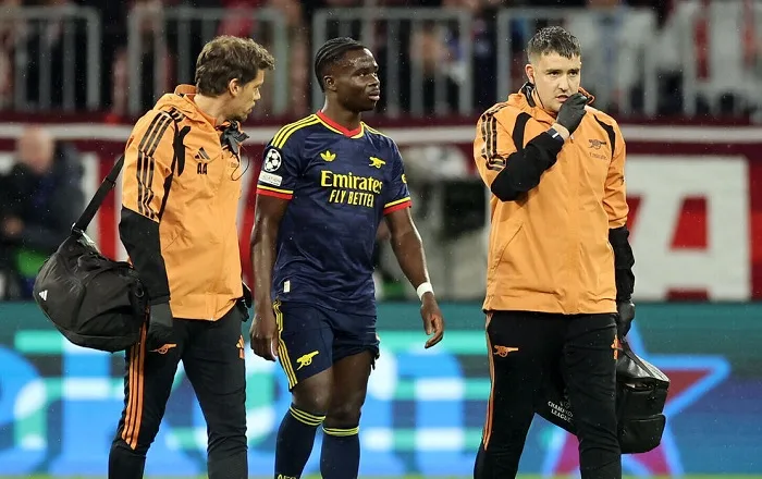 Arteta to manage Saka carefully after injury