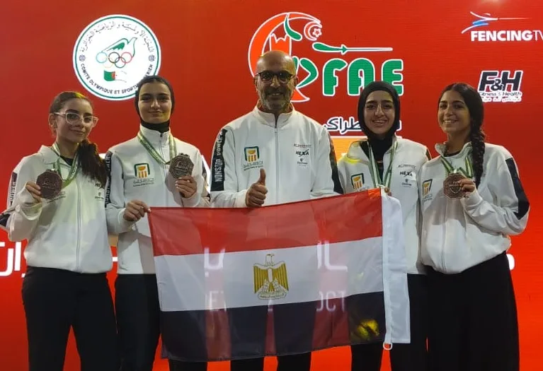 Egypt secures World Cup sabre bronze 2 - Egyptian Gazette Egypt secures World Cup sabre bronze