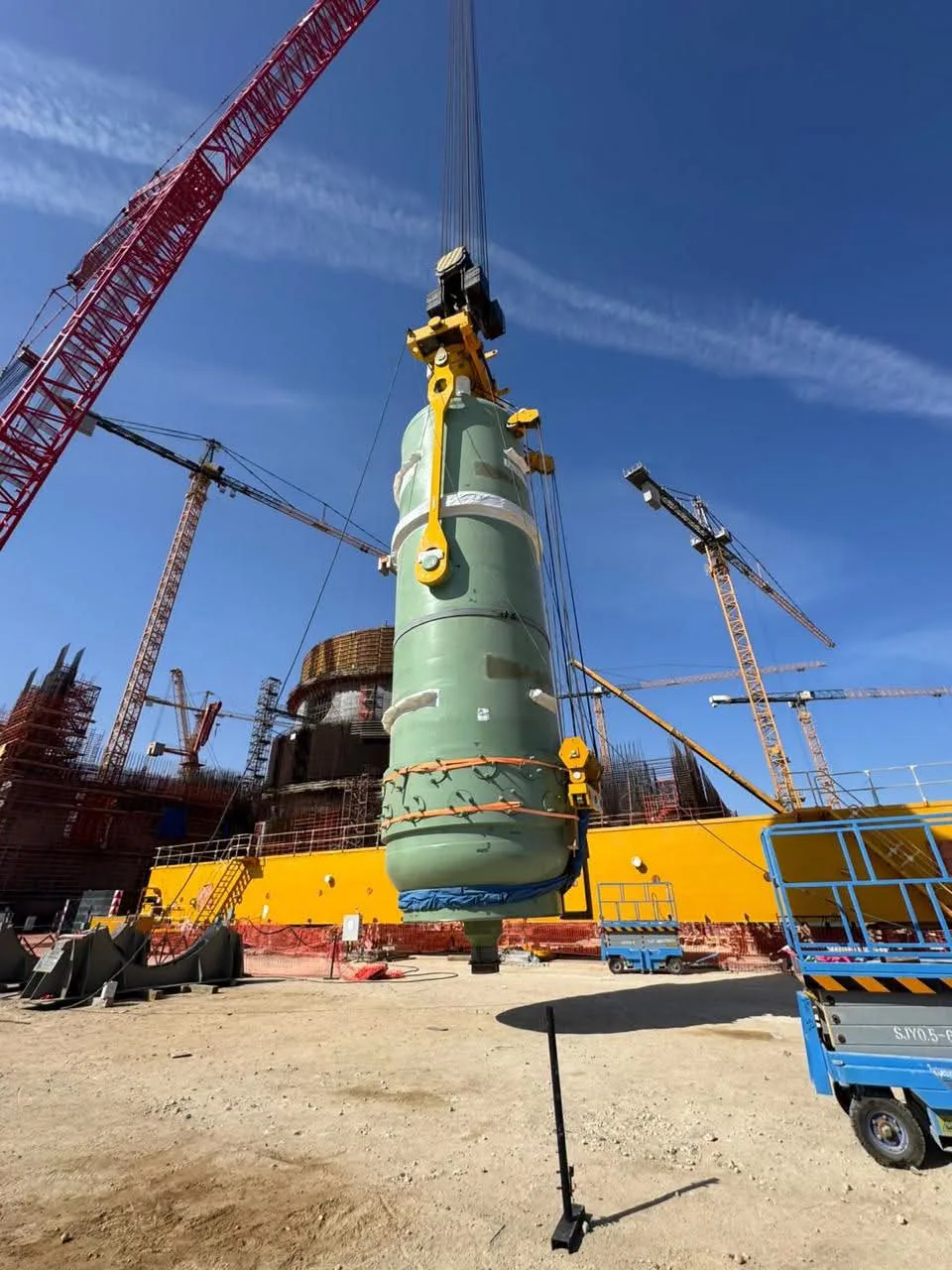 Key reactor component installed at El Dabaa