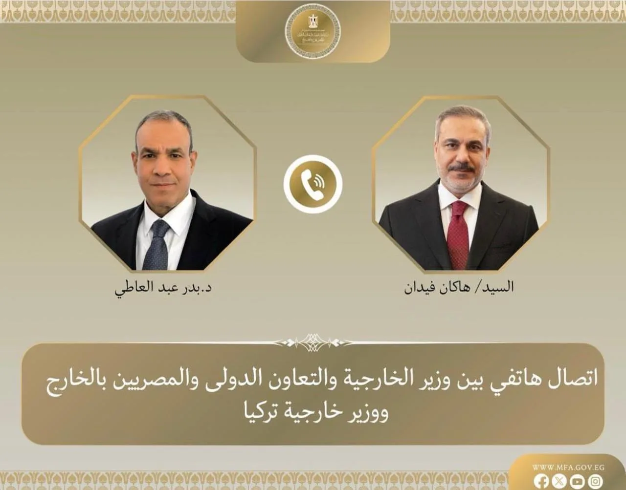 FMs of Egypt, Türkiye probe ties, regional developments
