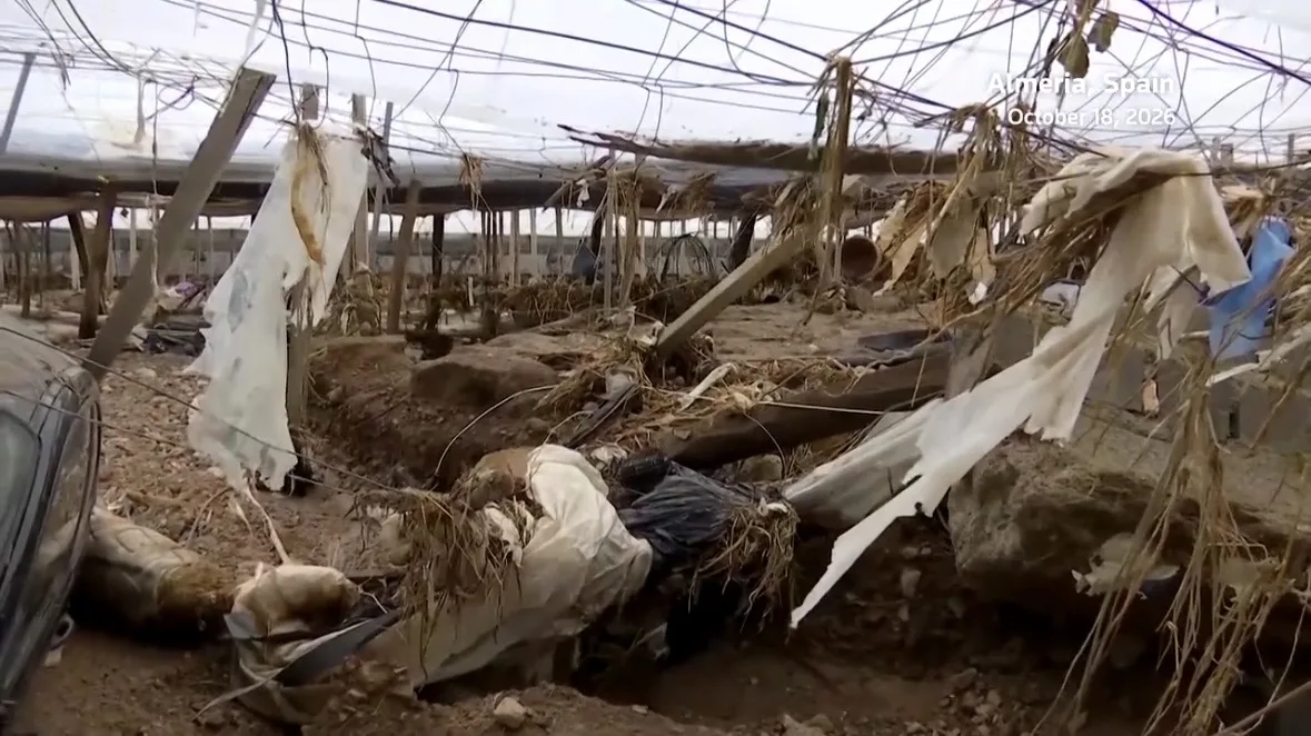 Residents trapped as torrential rain floods towns in Spain