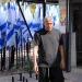 Settlers flank Palestinian cafe with Israeli flags