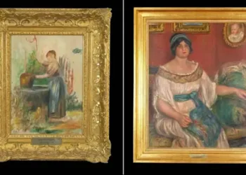 Two stolen Renoir paintings recovered in France