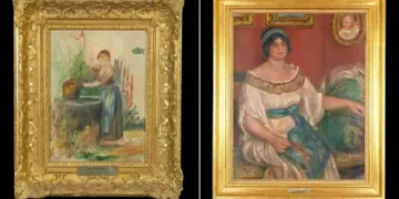 Two stolen Renoir paintings recovered in France 1 - Egyptian Gazette Two stolen Renoir paintings recovered in France