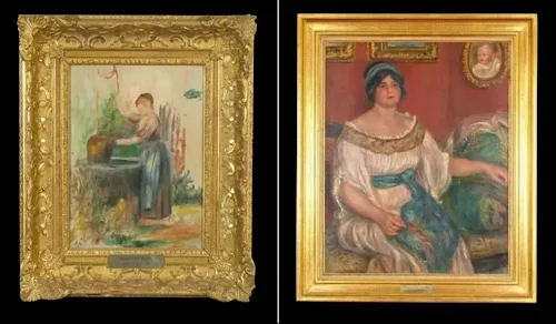 Two stolen Renoir paintings recovered in France 13 - Egyptian Gazette Two stolen Renoir paintings recovered in France 12 - Egyptian Gazette
