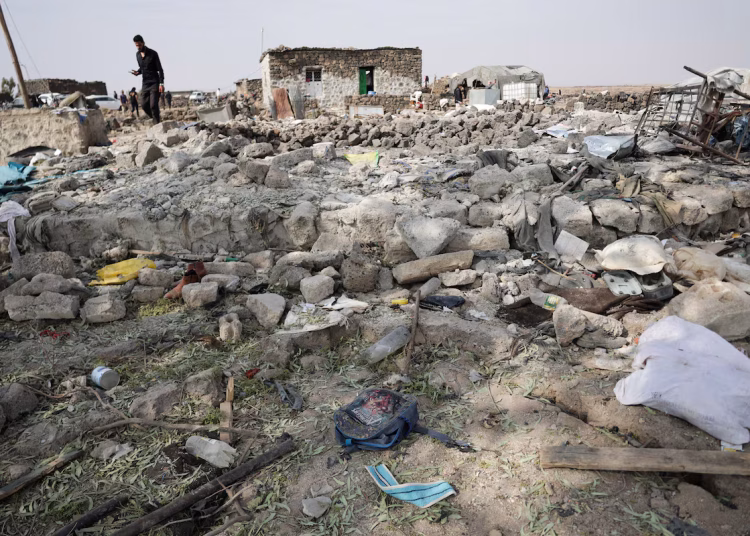 Jordan, Syria to form security panel after IS strikes 11 - Egyptian Gazette A man inspects the site of a reported Jordanian airstrike where four members of the same family, including three children, were killed, in the town of Al-Mismiyah, in Syria's southern Daraa province, October 27, 2026. REUTERS/