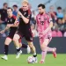 Messi scores twice in 1st game after Argentina exit