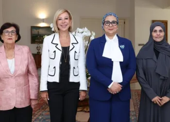 Lebanese first lady praises Egypt’s efforts to empower women