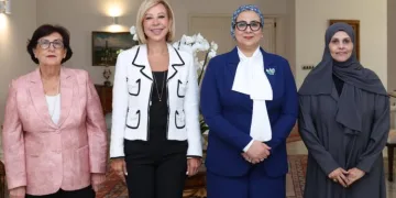 Lebanese first lady praises Egypt’s efforts to empower women