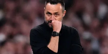 EPL: De Zerbi calls on Spurs to react in Man Utd clash