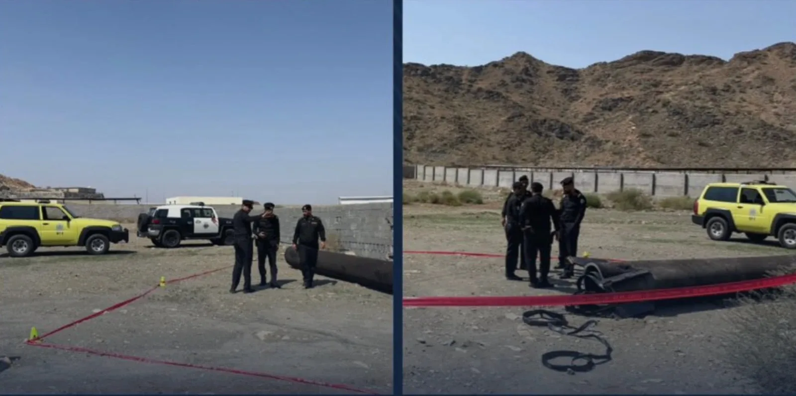 Debris from intercepted Houthi missiles falls near Mecca, Medina