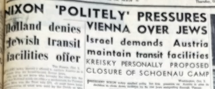Nixon "politely" pressures Vienna over Jews 12 - Egyptian Gazette Nixon "politely" pressures Vienna over Jews 11 - Egyptian Gazette
