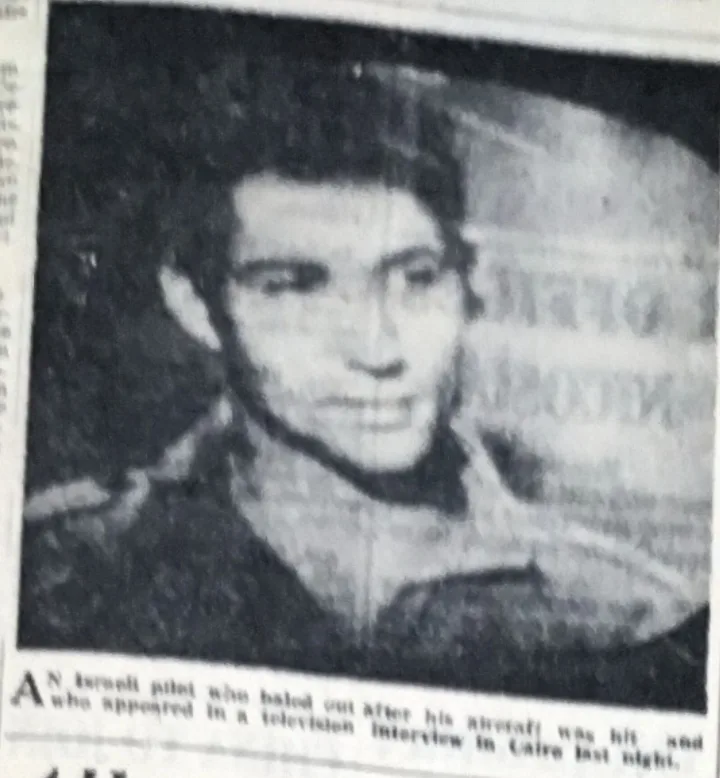 Captured Israeli pilot appears on Cairo TV