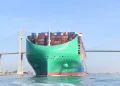 Giant CMA CGM Pantheon makes maiden transit through Suez Canal