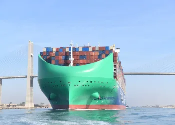 Giant CMA CGM Pantheon makes maiden transit through Suez Canal
