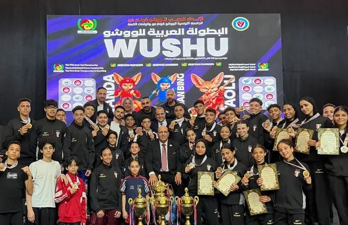 55 medals beam Egypt’s Arab wushu eminence